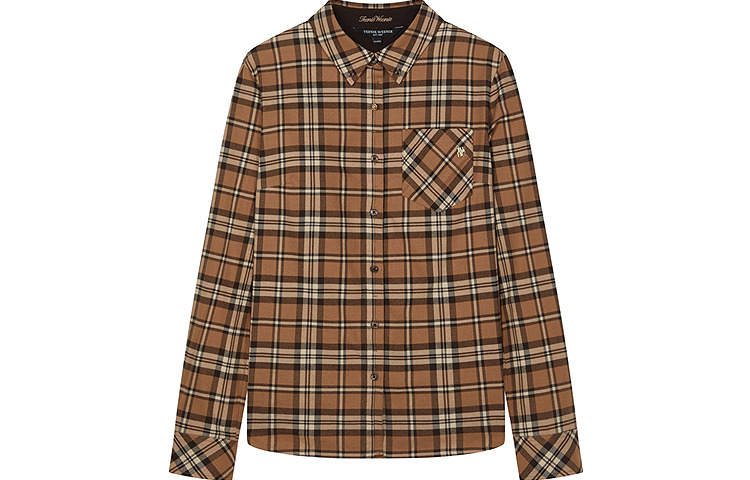 Teenie Weenie Shirts Women's Brown Lapel Moderate Other