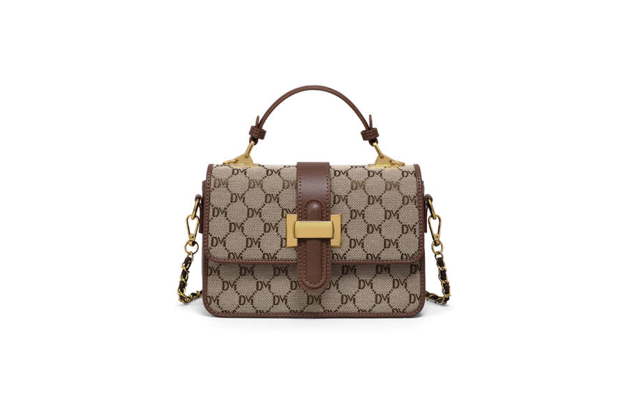 VINEY VINEY Fabric Handbag Regular Women's Coffee