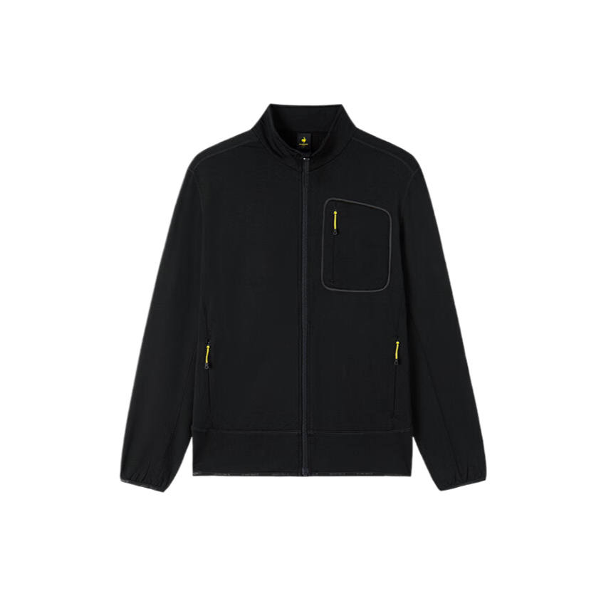 Le Coq Sportif Jackets Men's Black Stand Collar Moderate Other