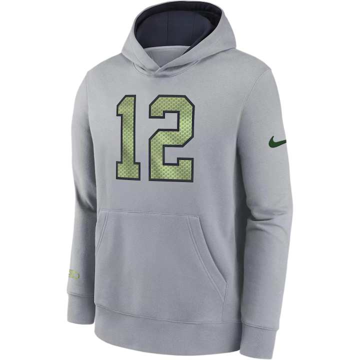 Nike Nike Sweatshirt NFL Seattle Hawks Rivalry Club Pullover Hoodie Kids'