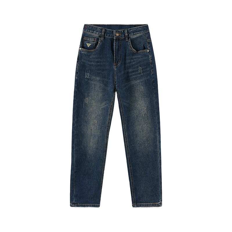 Jeep Jeans Unisex Deep Vintage Blue Moderate Straight Fit Pants