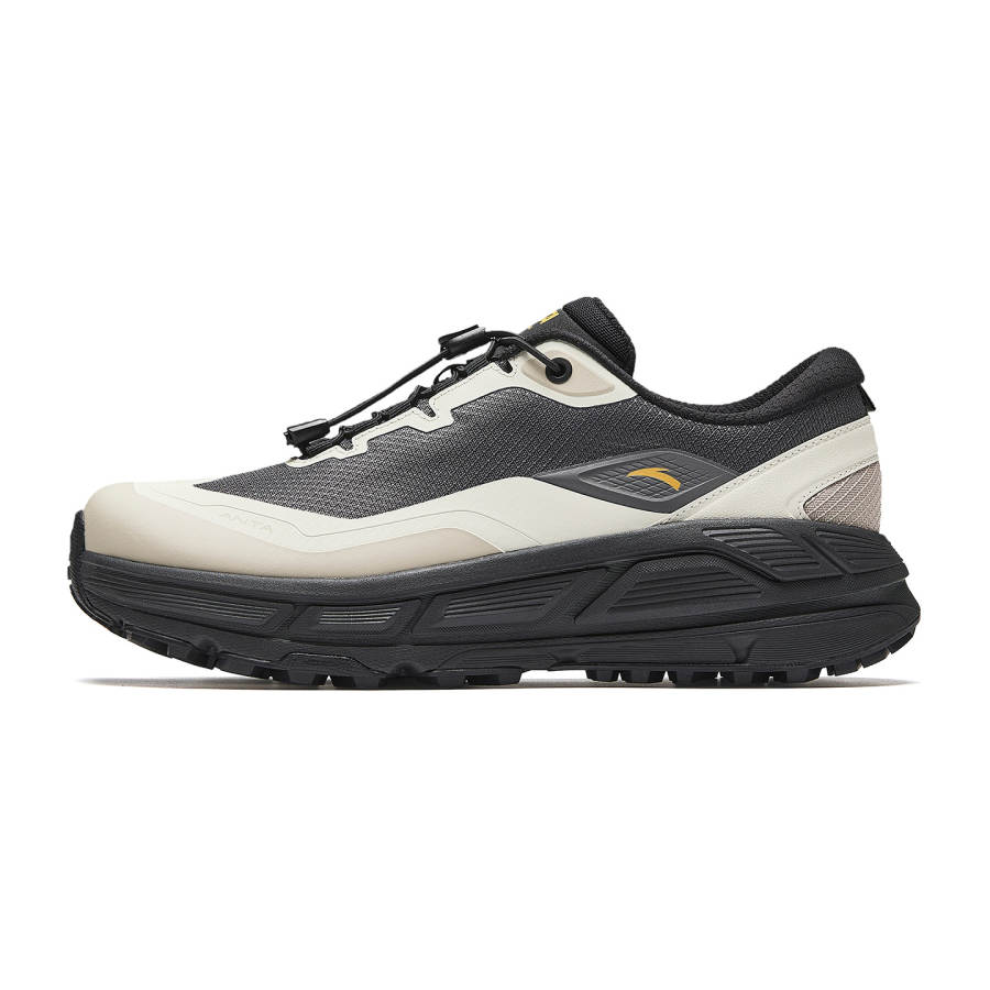 Anta Trace The Trail Slip Resistant Abrasion Resistant Slip Resistant Abrasion Resistant Casual Shoes Men's Black Gray