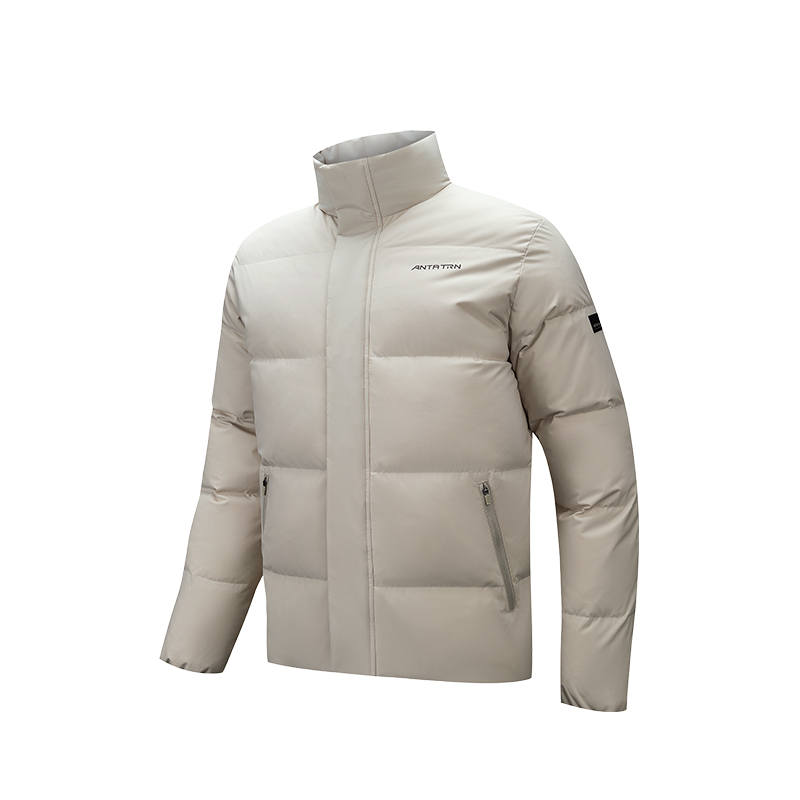 ANTA Anta Running Collection Down Jacket Men's Wheat Grain Gray