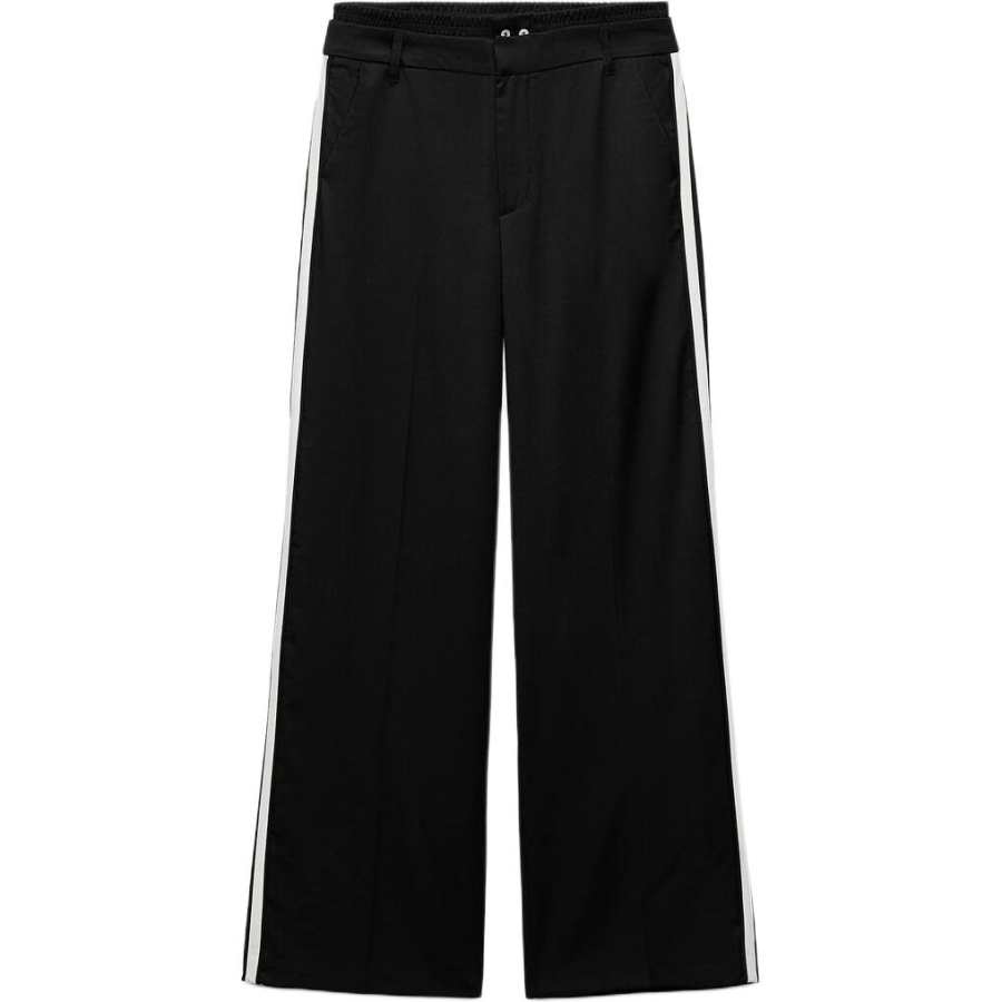 ZARA Casual Pants Women's Black Moderate Straight Fit Pants