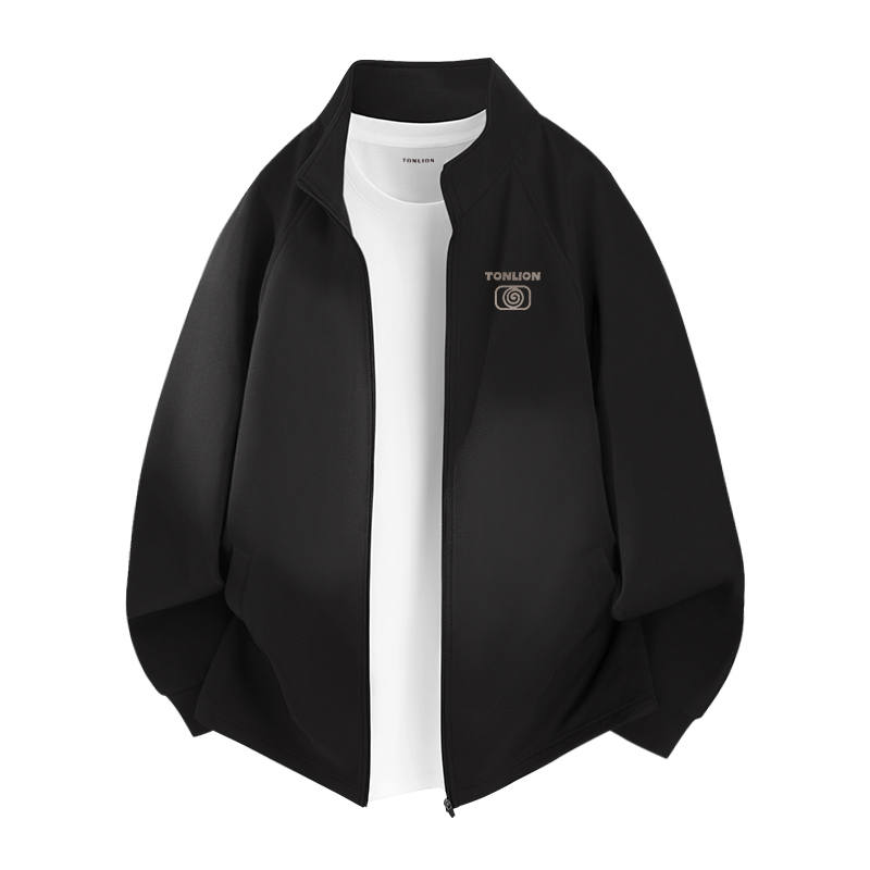 Tonlion Jackets Unisex Stand Collar Moderate Other