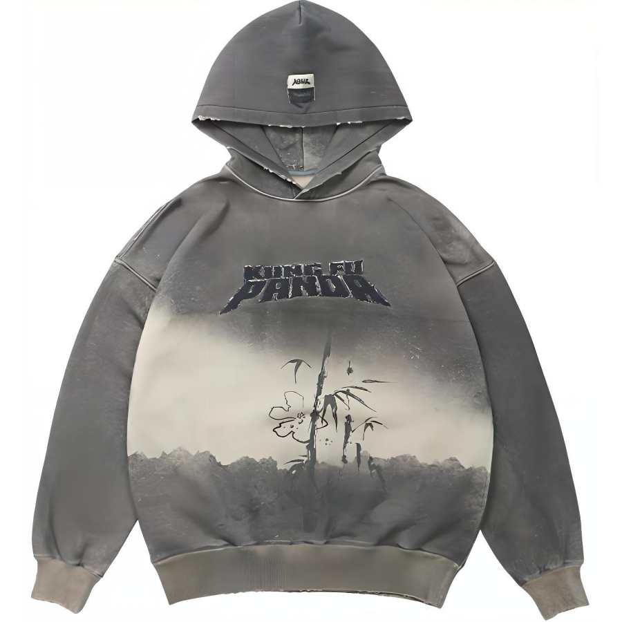 XVESSEL VESSEL x KUNG FU PANDA Sweatshirt Unisex Gray