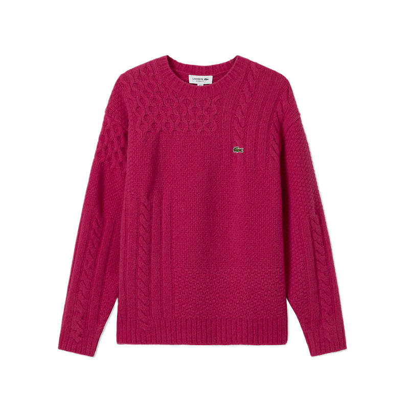 LACOSTE Lacoste cable knit pullover