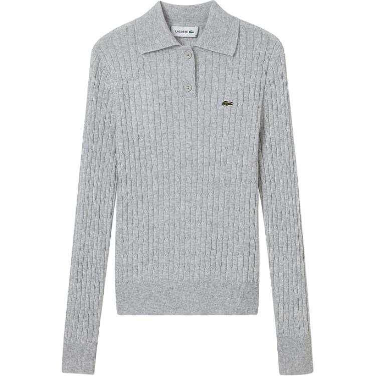 LACOSTE Knitwear Women's Polo Collar Moderate