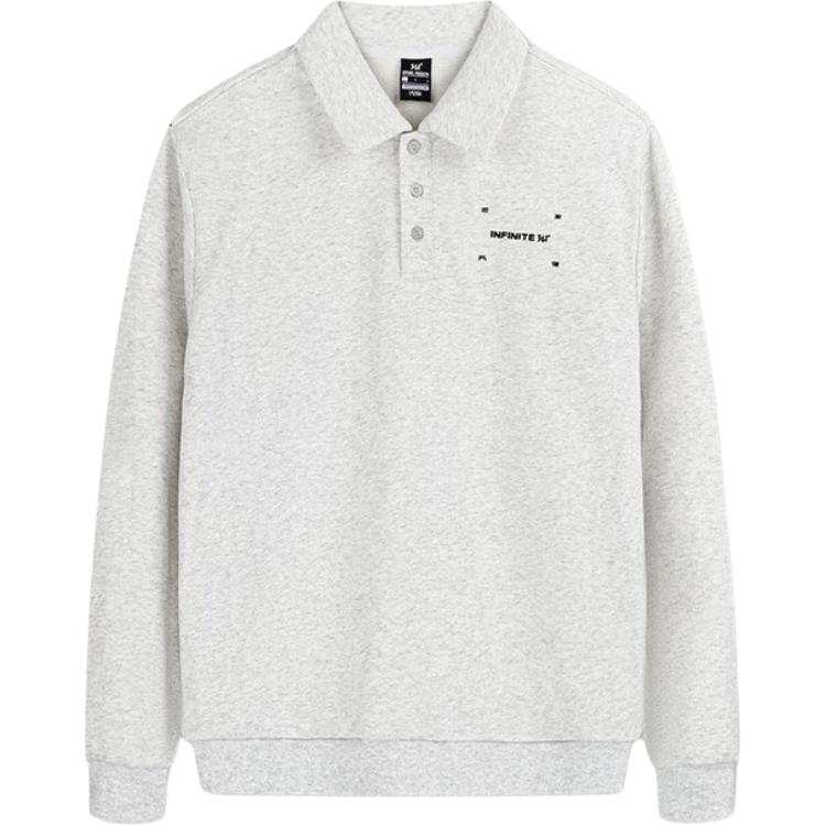 361° 361° Sweatshirts Men's Original Heather Gray Lapel Moderate Regular