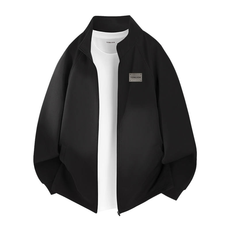 Tonlion Jackets Unisex Stand Collar Moderate Other
