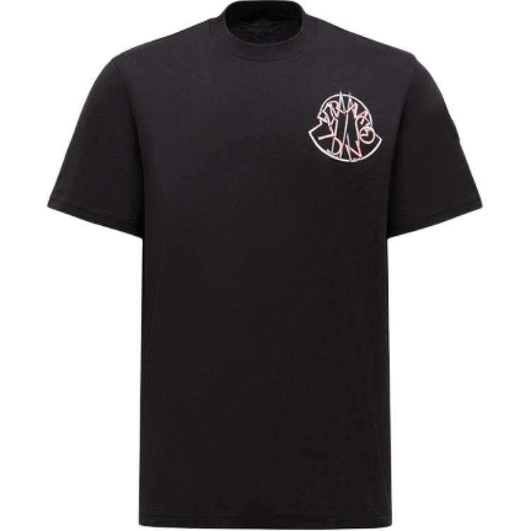 Moncler Logo Printed Crewneck T Shirt