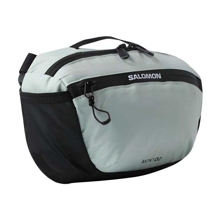 SALOMON Mont Nylon One Shoulder Crossbody Fanny Pack Regular Unisex Mint Green