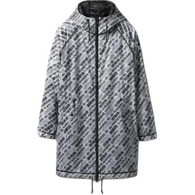 Adidas Originals Adidas Aw Logo Print Shell Parka