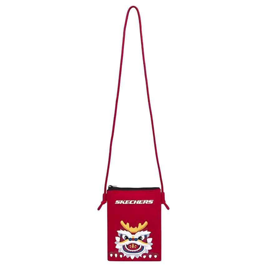 Skechers Fabric Crossbody Bag, Shoulder Bag Kids' Dark Red