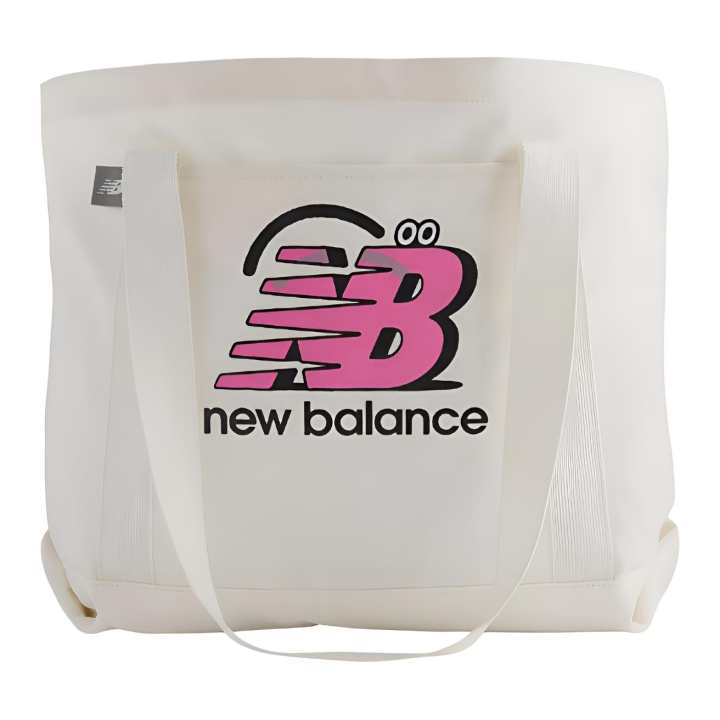 New Balance New Balance Cotton Fabric Shoulder Bag Unisex White