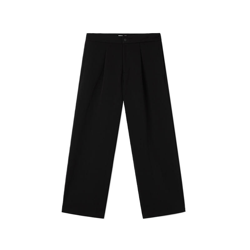 LACOSTE Casual Pants Men's 031/Black Moderate Straight Fit Pants