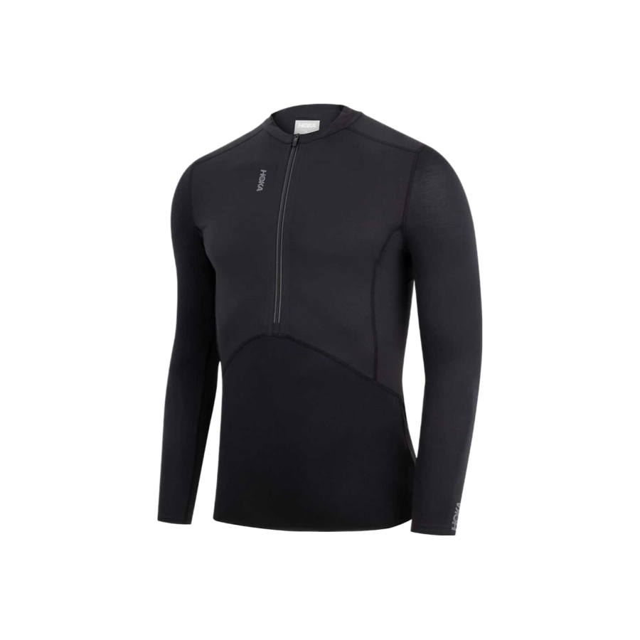 HOKA ONE ONE T Shirts Men's Black Crew Neck