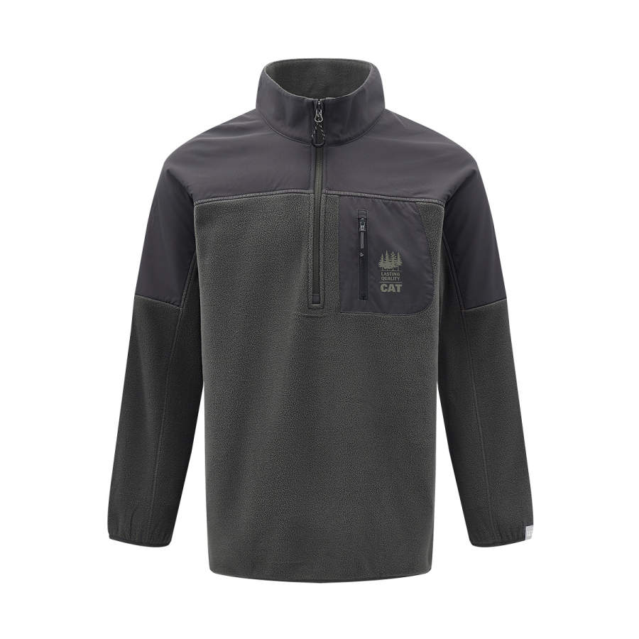CAT CAT Sweatshirts Men's Stand Collar Thickened Regular