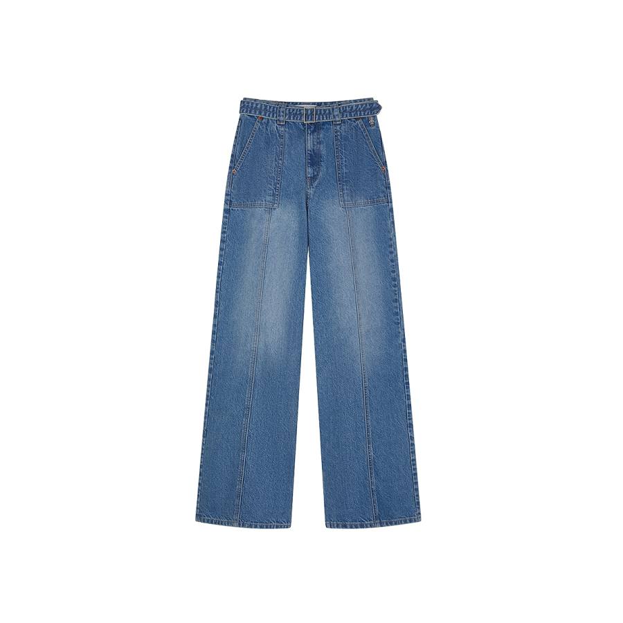 Teenie Weenie Jeans Women's Medium Blue Moderate Straight Fit Pants