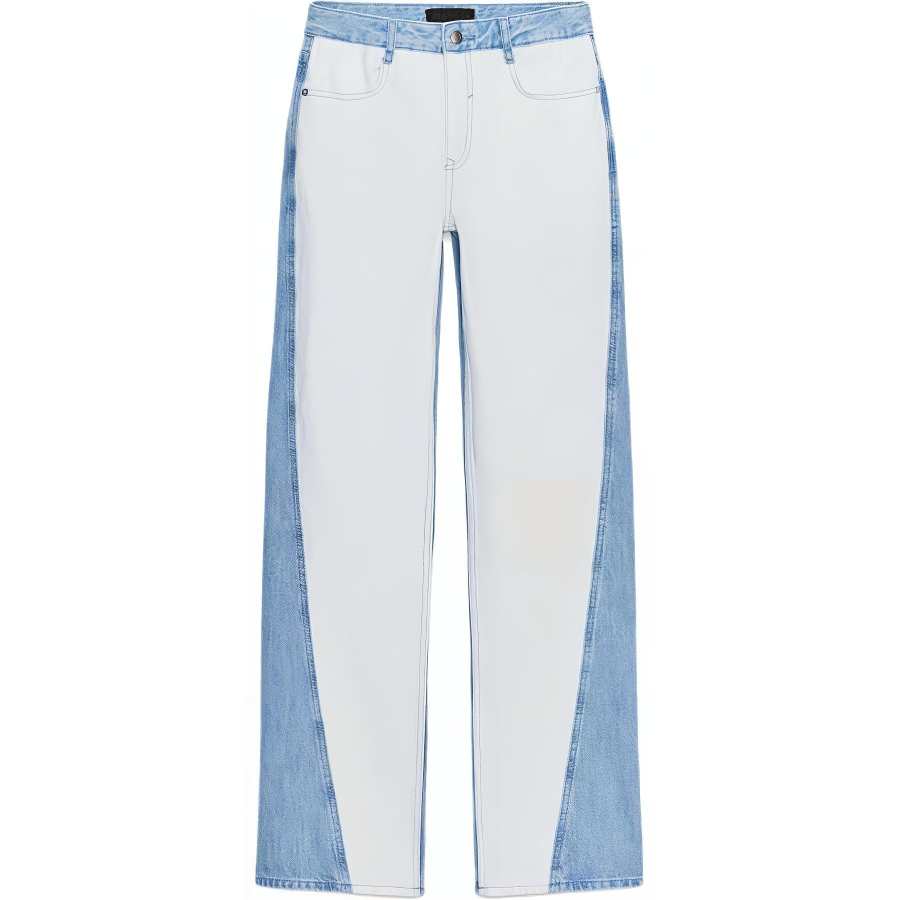 ZARA Jeans Women's Medium Blue Moderate Straight Fit Pants