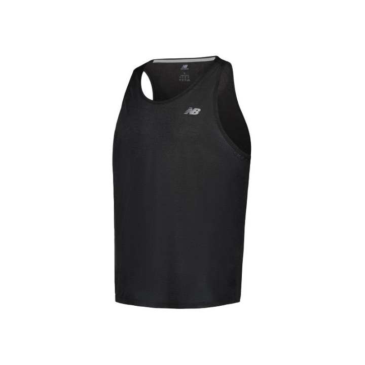 New Balance New Balance Athletics Singlet Running Tank Top Men's Black
