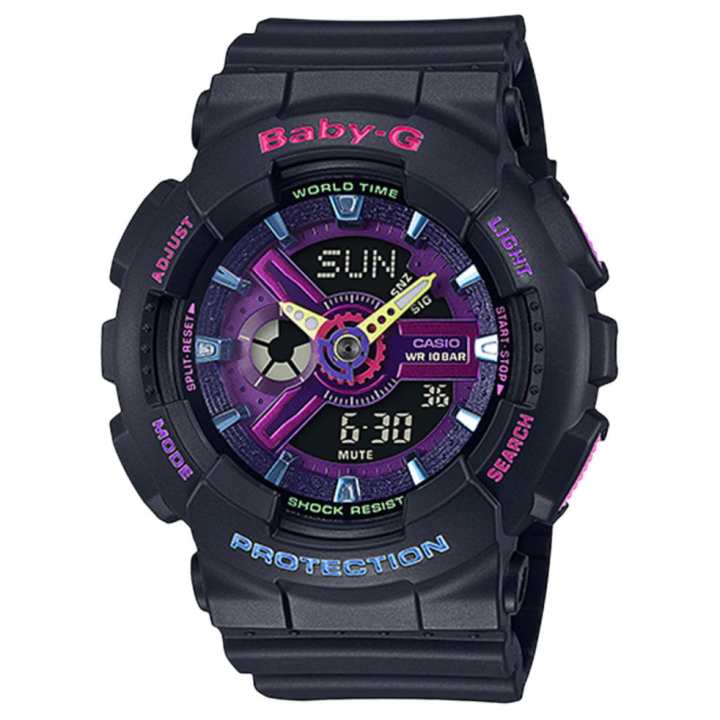 CASIO CASIO Women's BABY-G Purple Watch BA-110TM-1APR