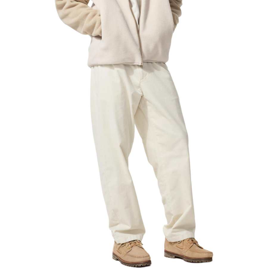 UNIQLO Casual Pants Unisex Ecru Moderate Tapered Pants