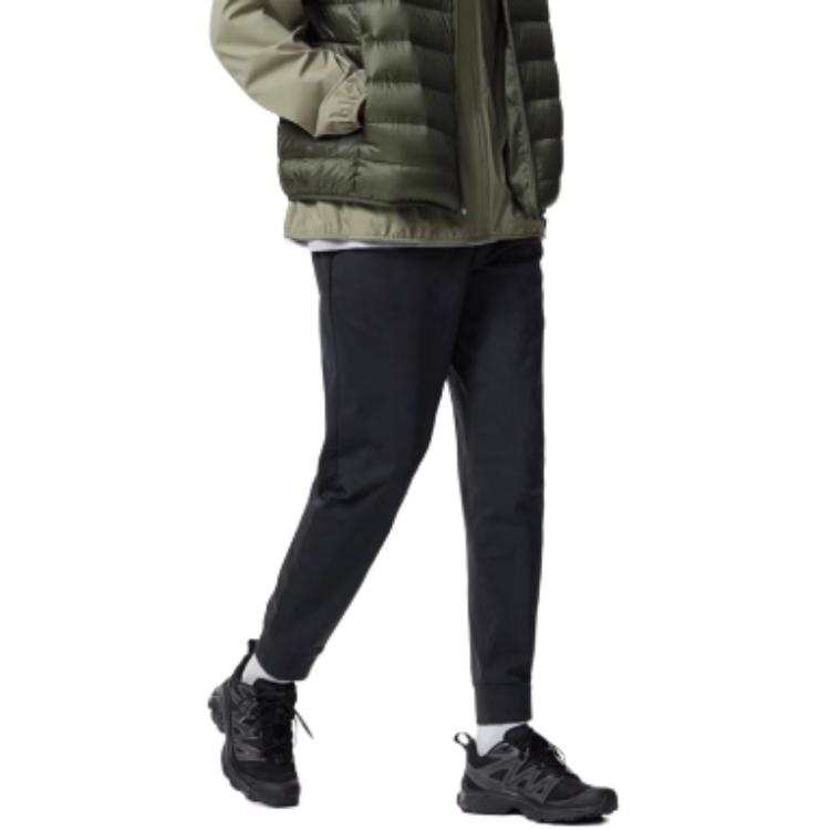 UNIQLO Casual Pants Men's Black Moderate Cuffed Pants
