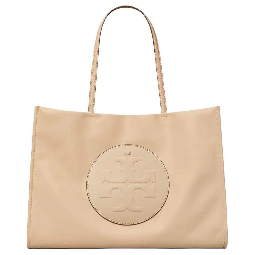 TORY BURCH Ella Fabric+Artificial Leather Handbag, Shoulder Bag Women's Rose