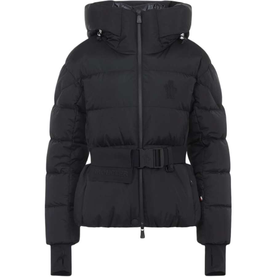 Moncler Grenoble Belted Hooded Down Jacket