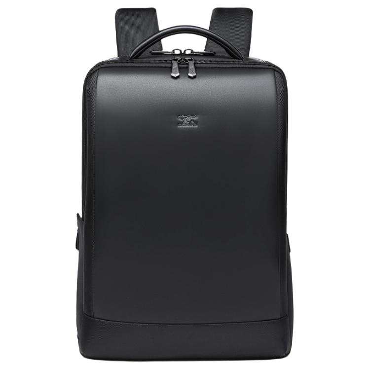 SEPTWOLVES SEPTWOLVES Cow Leather Backpack Regular Unisex Black