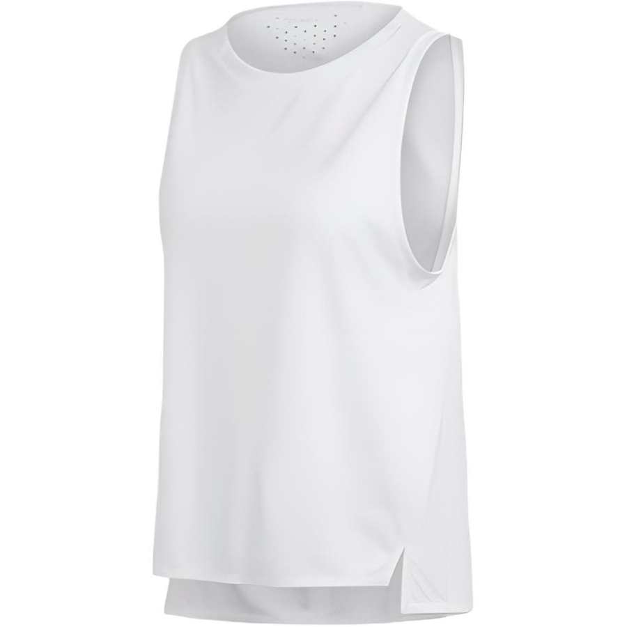 Adidas Adidas Sleeveless Sports Shirts Women's White Other