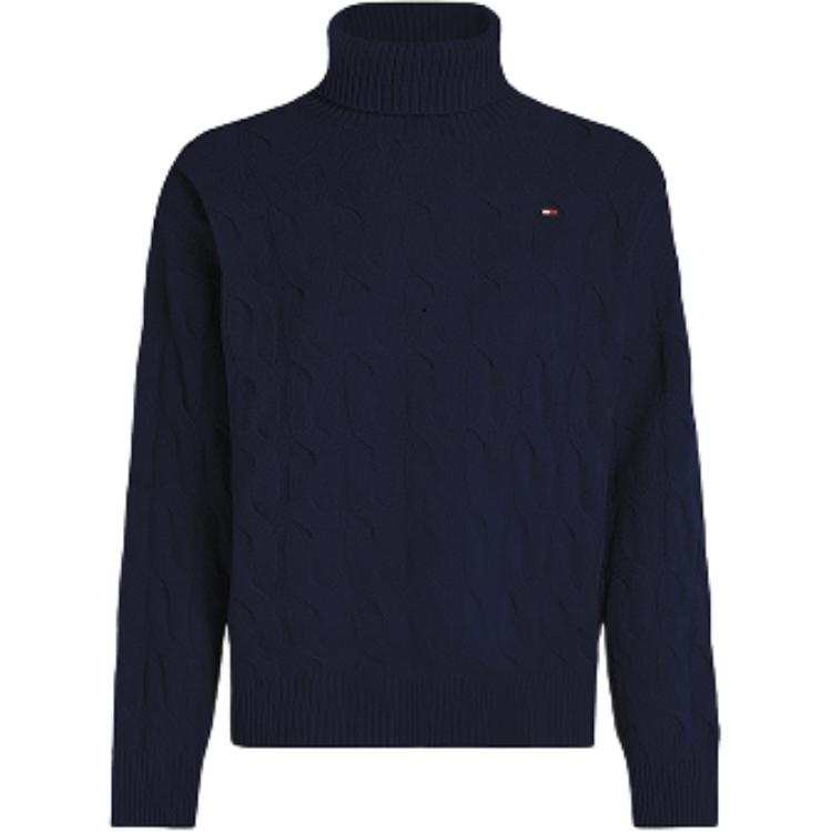 Tommy Hilfiger Sweaters Women's Navy Blue Turtleneck Moderate Other