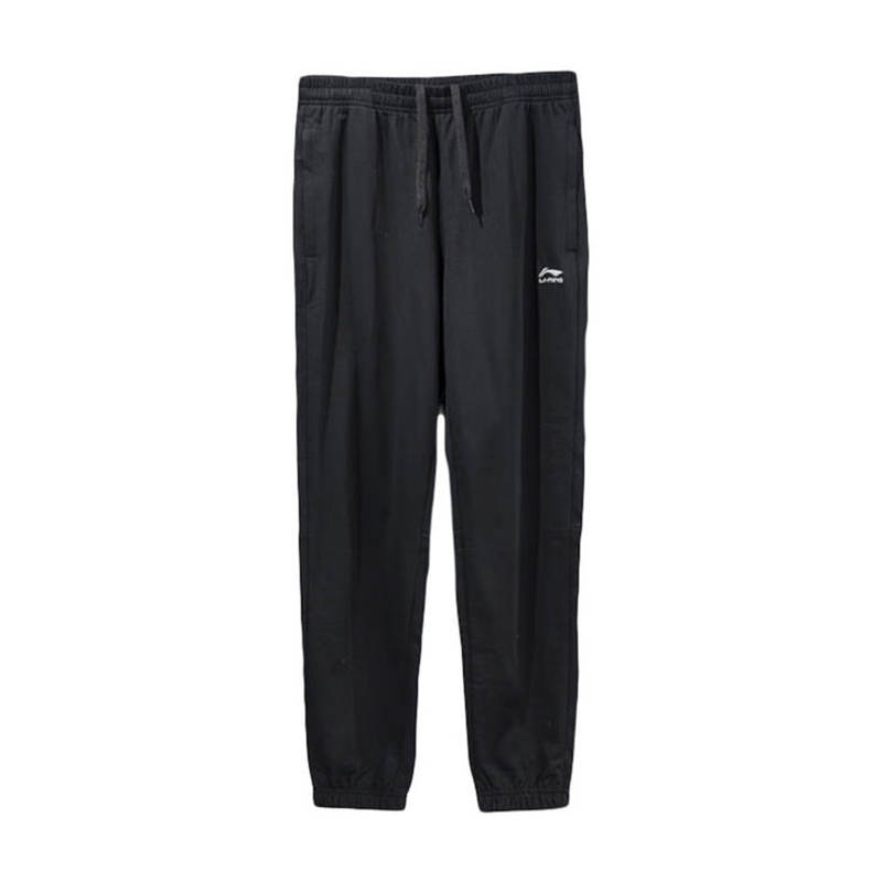 Li-Ning Li Ning Casual Pants Men's Black Moderate Cuffed Pants