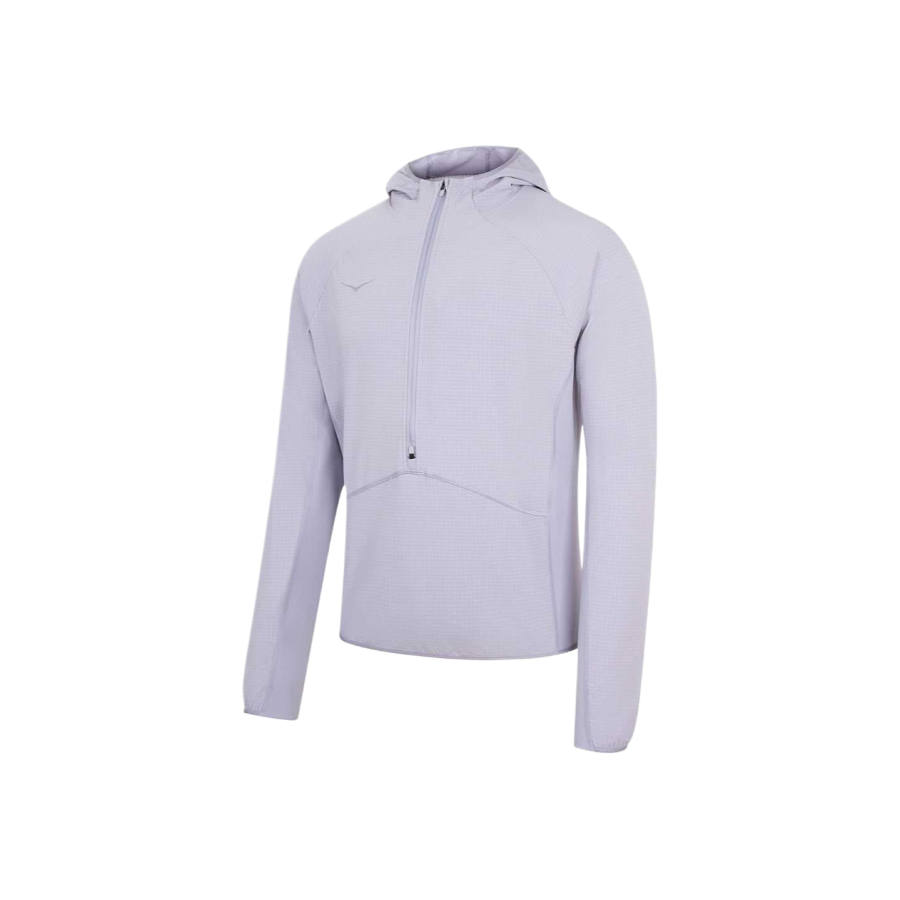 HOKA ONE ONE Jackets Men's Dusty Gray Hooded Moderate Soft Shell