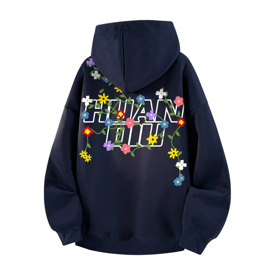 HUANQIU Sweatshirts Unisex Hooded Moderate Heavyweight