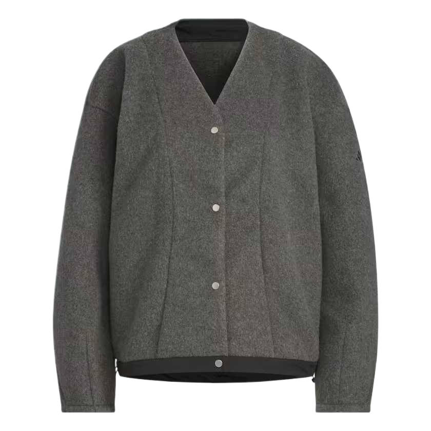 Adidas Adidas Knitwear Women's Gray V Neck Moderate