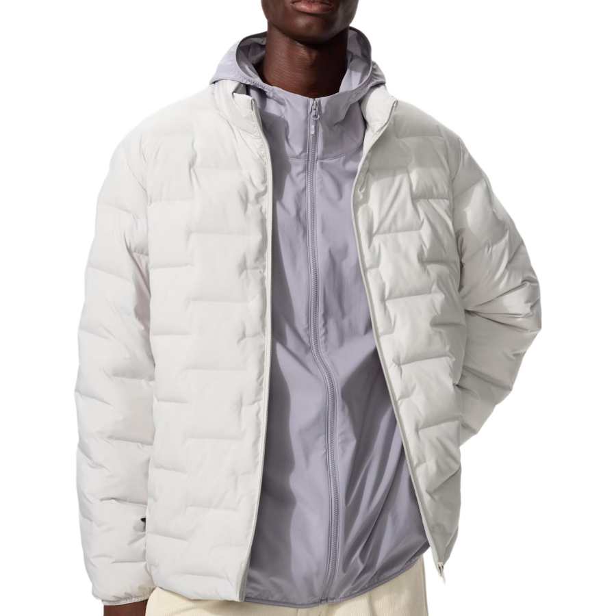UNIQLO Puffer Jackets Men's White Stand Collar Moderate Other