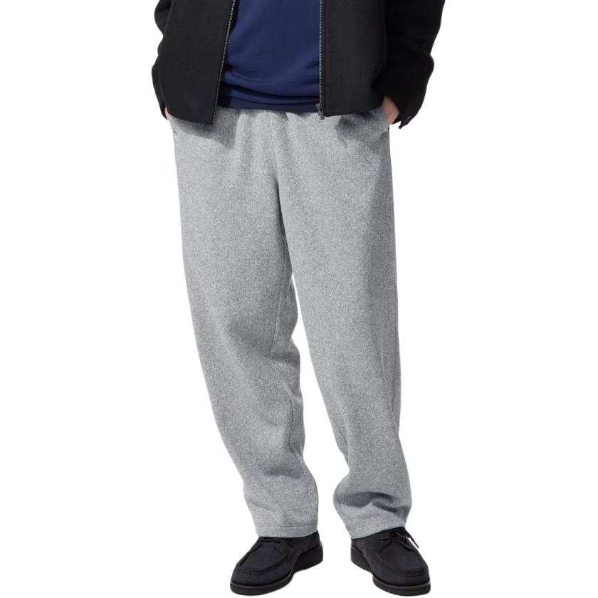 UNIQLO Casual Pants Unisex Gray Moderate Tapered Pants