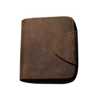 Simple & Nature Cow Leather Wallet Medium Men's Dark Brown
