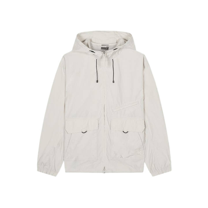 New Balance New Balance Jackets Men's Light Beige Hooded Moderate Other