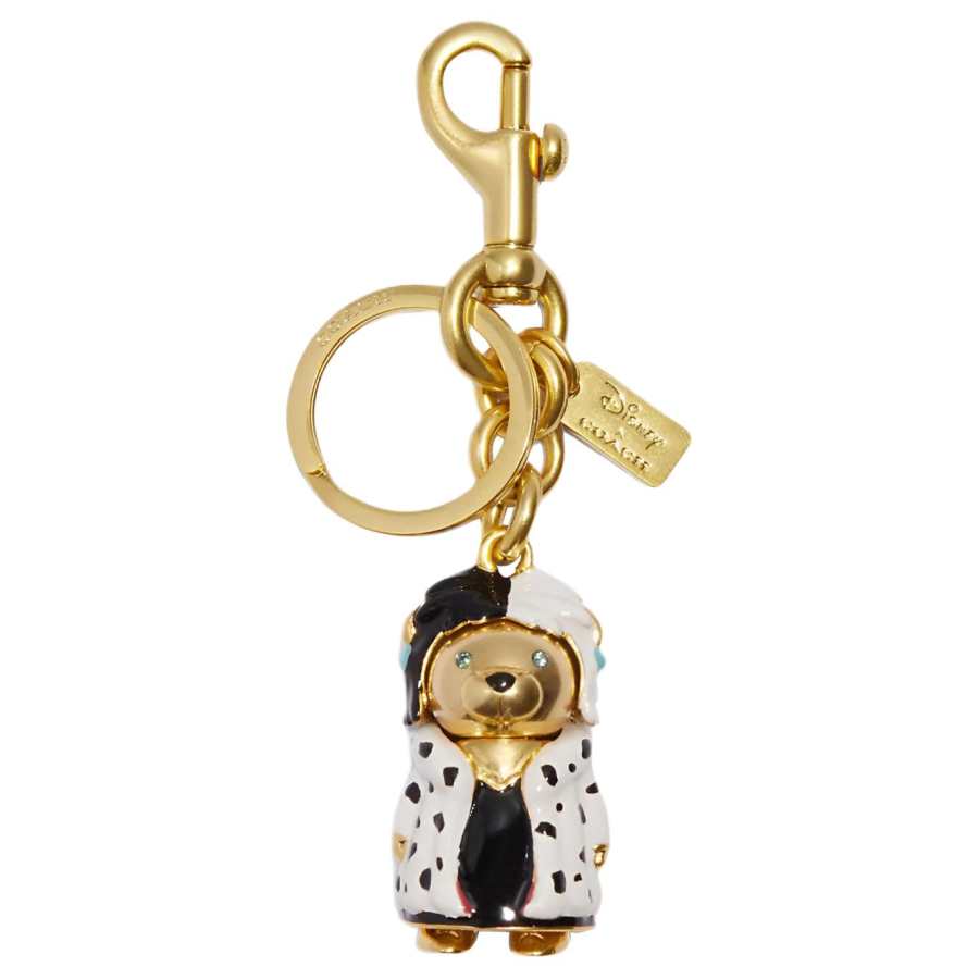 COACH Disney, Collaboration Metal With Enamel Bag Charm Bag Accessory Women's Gold