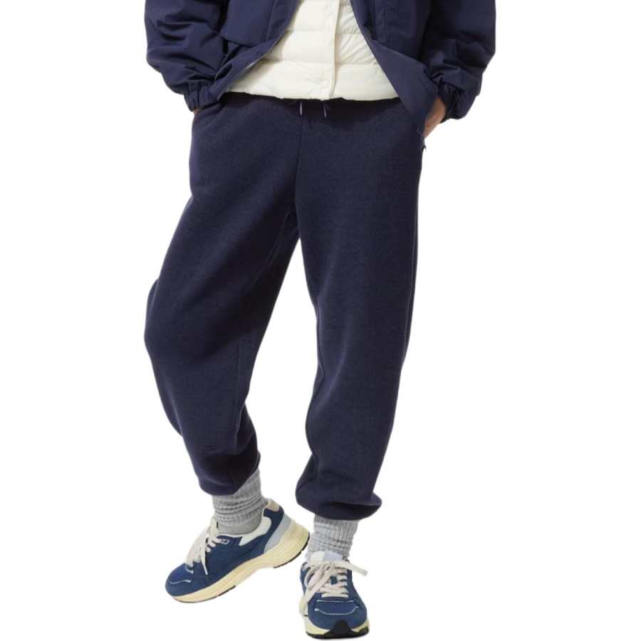 UNIQLO Casual Pants Women's Marine Blue Moderate Tapered Pants