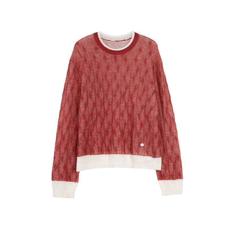 ELLE Knitwear Women's Crew Neck Moderate