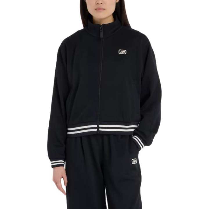 New Balance New Balance zip-up striped-cuff jacket
