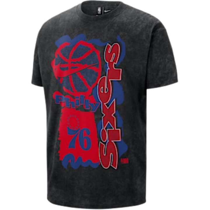 Nike Nike Philadelphia 76ers Courtside Men's Nike Nba Max90 T-Shirt