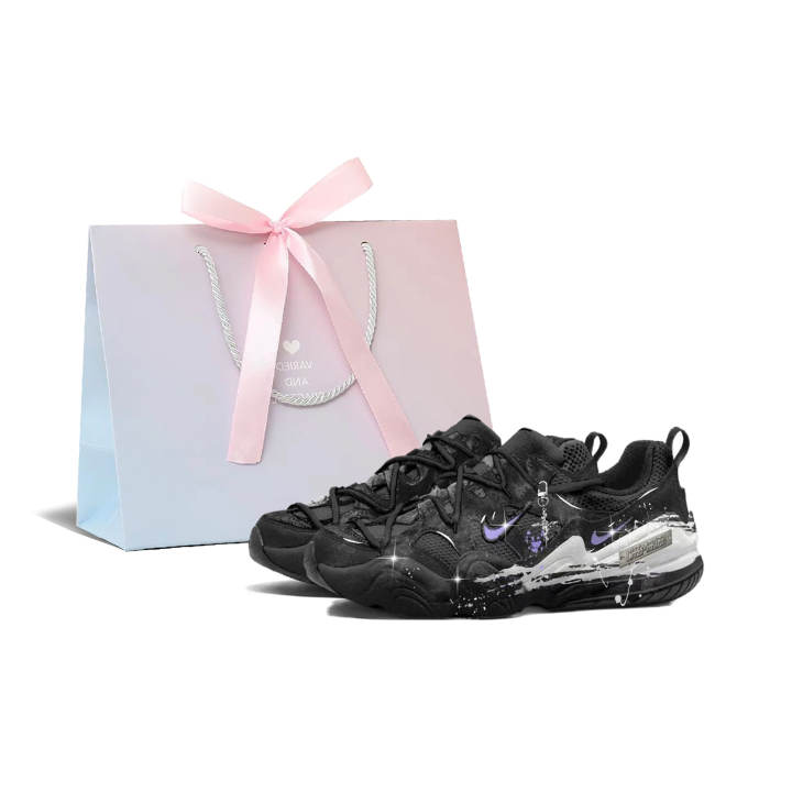 Nike Nike Tech Hera Cross Rose Box Cushioning Abrasion Resistant Cushioning, Wear Resistant Low top Casual Shoes Unisex