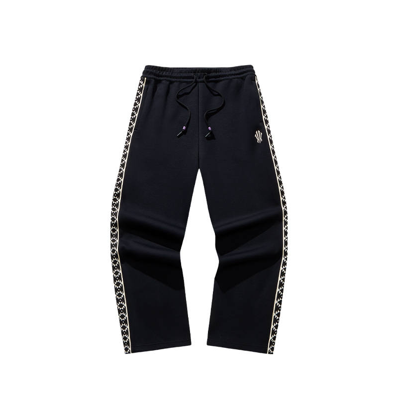 ANTA Casual Pants Unisex Black Moderate Sweatpants