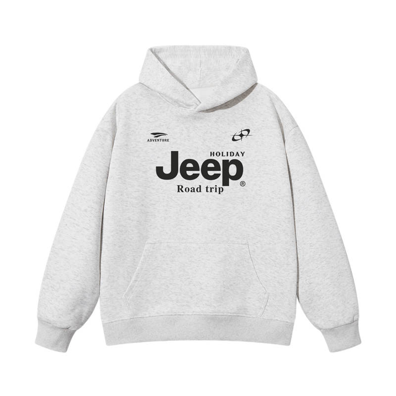Jeep Grade School Sweatshirts Hooded Moderate