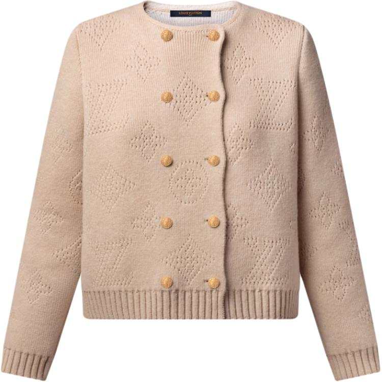 Louis Vuitton Double-Breasted Mahina Knit Cardigan